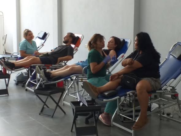 Jornada de donación de sangre en el Garrahan